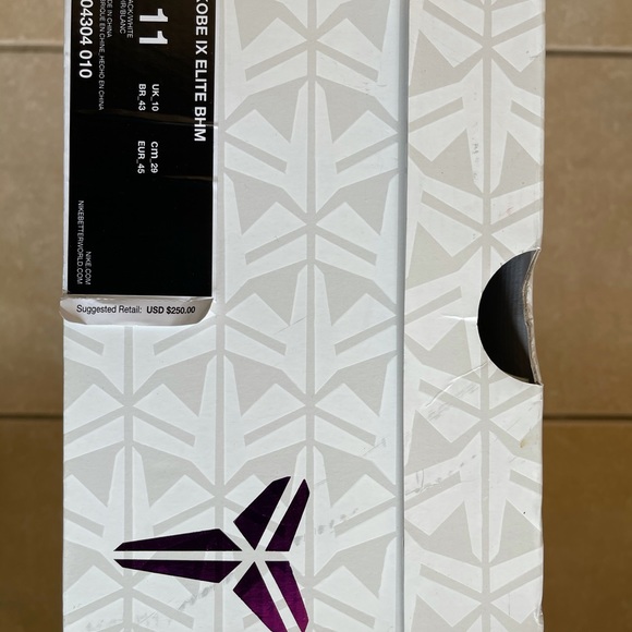 Kobe 9 Black History Month size 11,in original box - Picture 8 of 12